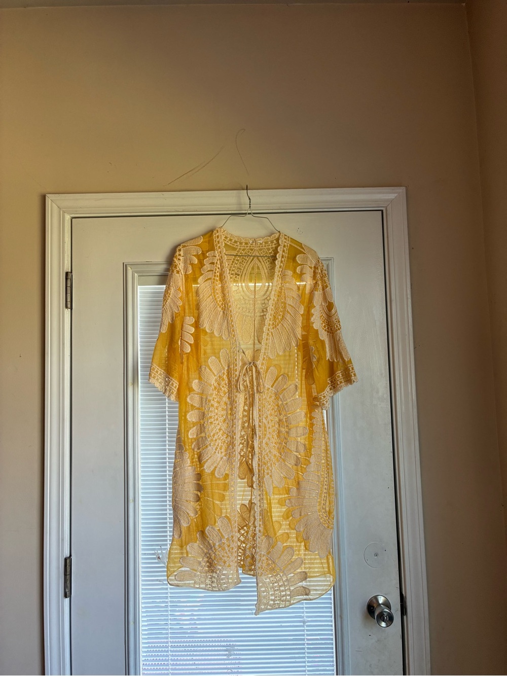Women’s Sheer Floral Duster Medium